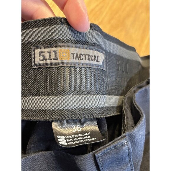 5.11 Tactical Series Taclite PDU Cargo Class B Men's Midnight Navy Pants Size 36 - Picture 5 of 8